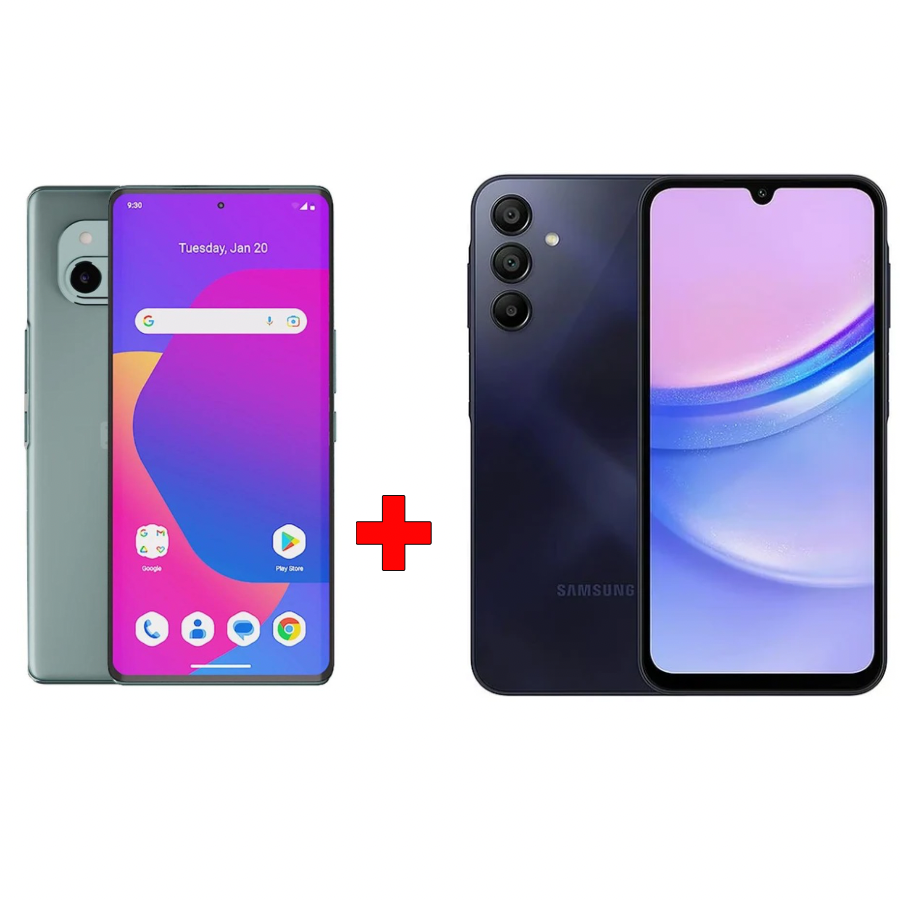 2 عدد A15 128/6 GB به همراه 1 عدد DARIYA BOND B501